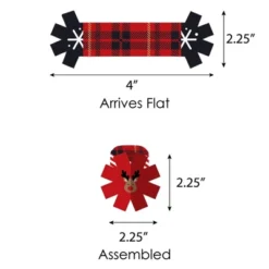 Big Dot Of Happiness Jolly Santa Claus - Christmas Party Paper Napkin Holder - Napkin Rings - Set Of 24 -Northlight Sale GUEST 78f5a8a4 9fcb 40ed 97b5 9ef808af853e