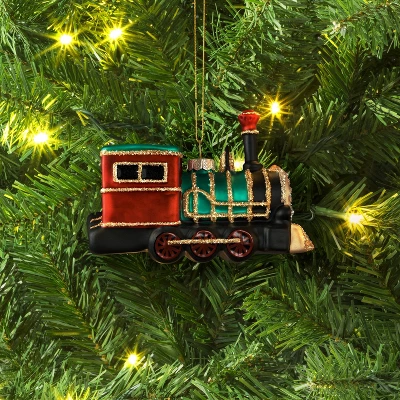 Christmas Glass Train Ornament - Wondershop™ 3 Christmas Glass Train Ornament - Wondershop™