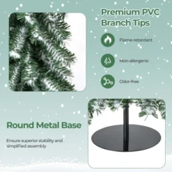 Costway 4' 5' 6' Artificial Christmas Tree Set Of 3 With Realistic Accumulated Snow -Northlight Sale GUEST 7c43a47c f7b1 4123 bc6d ab88fe5bda84