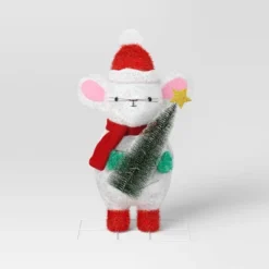 Incandescent Tinsel Mouse Christmas Novelty Sculpture Light With Clear/Multicolor Light Bulb - Wondershop™ -Northlight Sale GUEST 7d952fc7 b88a 43f8 a0bc cc13b4227d9f