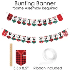 Big Dot Of Happiness Christmas Pajamas - Banner And Photo Booth Decorations - Holiday Plaid PJ Party Supplies Kit - Doterrific Bundle -Northlight Sale GUEST 7eaf4086 4f05 4f60 8f7b 45633dbcff56