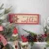 Northlight Framed "Meet Me Under The Mistletoe" Christmas Wall Decoration - 11.75" - Red -Northlight Sale GUEST 819e71b3 adc8 4a7d a544 ea3e9cdc9b34