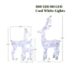 LuxenHome 3-Piece Multi-Color Snowflake Deer Family Outdoor Holiday Decoration With 340 Lights White, Multi -Northlight Sale GUEST 835a0f77 90ce 4901 91b1 d2f29172611e