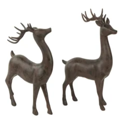 Northlight Standing Deer Christmas Decorations - 14" - Brown - Set Of 2 -Northlight Sale GUEST 86caf76d 16a0 457d b001 38d4f8242da9