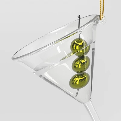 4" Christmas Glass Cocktail Ornament - Wondershop™ 4 4" Christmas Glass Cocktail Ornament - Wondershop™ - Image 2