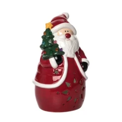 Transpac 9.5 In Red Ceramic Light Up Santa Tree Christmas Decorative Object -Northlight Sale GUEST 889b964f f84c 4385 9fb5 e16c6e3ebf50