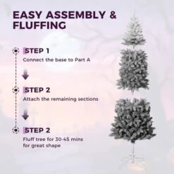 4.5/6/7.5/9 FT Artificial Christmas Tree, Christmas Tree With Decoration, Metal Base Easy Assembly For Home, Office, Party, Holiday Decor 29 4.5/6/7.5/9 FT Artificial Christmas Tree, Christmas Tree With Decoration, Metal Base Easy Assembly For Home, Office, Party, Holiday Decor -Northlight Sale GUEST 896ffc52 f3c0 44a2 9be0 e1eb688806a5