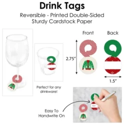 Big Dot Of Happiness Ugly Sweater - Holiday And Christmas Party Paper Charger And Table Decorations - Chargerific Kit - Place Setting For 8 -Northlight Sale GUEST 8bc8a73a e84c 434d 8dfd 460758ca8bcb