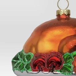 Christmas Glass Turkey Platter Ornament - Wondershop™ -Northlight Sale GUEST 91653362 77b5 4d95 a680 d6e4d922314a