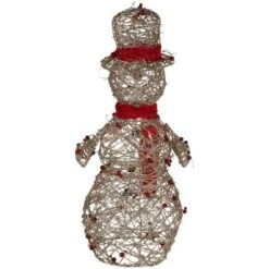 Northlight Lighted Glittered Snowman And Berries Outdoor Christmas Decoration - 28" -Northlight Sale GUEST 91bd5d1a 659e 4850 b666 c19262e44756