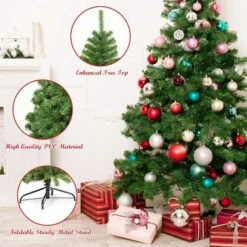 Costway 6Ft/7.5Ft/9Ft Unlit Hinged PVC Artificial Christmas Tree Premium Spruce Tree W/ 928 Tips/1346 Tips/2094 Tips -Northlight Sale GUEST 92014ede d500 438c b370 71c66b214cec
