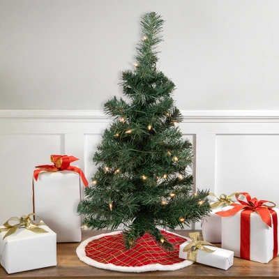 Northlight Pre-Lit Medium Blackwater Fir Artificial Christmas Tree - 2' - Clear Lights 3 Northlight Pre-Lit Medium Blackwater Fir Artificial Christmas Tree - 2' - Clear Lights