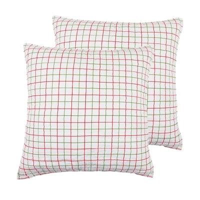 Home For Christmas Euro Sham Set Of 2 - Levtex Home 5 Home For Christmas Euro Sham Set Of 2 - Levtex Home - Image 3