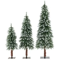 Costway Pre-Lit Christmas Tree Set Of 3 Slim Artificial Lighted Xmas Decoration 3/4/5 FT -Northlight Sale GUEST 966a7454 3e70 48a2 843e 2165593e9eda