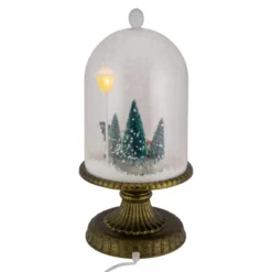 Northlight LED Lighted Snowing Musical Retro Truck Under Cloche Christmas Decoration - 13.5" -Northlight Sale GUEST 969ac5f9 4467 4969 8142 a25d5578739e