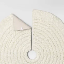48" Centric Cable Knit Tree Skirt - Wondershop™ -Northlight Sale GUEST 97ed63e4 2f71 4a15 85a5 709ace7cf5d4