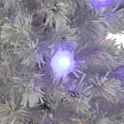 Northlight Pre-Lit Medium Color Changing Fiber Optic Artificial Christmas Tree - 4' - White - Blue LED Lights -Northlight Sale GUEST 989d1e84 f237 4fc6 afb0 46b20913a35a