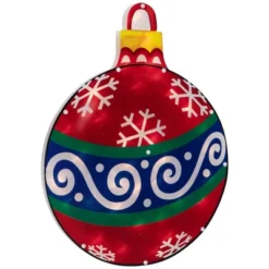 Northlight 19.5" Lighted Red Christmas Ornament Window Silhouette -Northlight Sale GUEST 98b034a2 32d2 41f1 aeaa 469024cc650b
