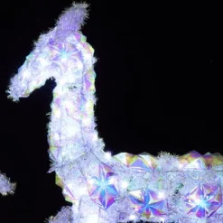 LuxenHome 3-Piece Multi-Color Snowflake Deer Family Outdoor Holiday Decoration With 340 Lights White, Multi -Northlight Sale GUEST 997d0036 ad8a 443c 94c4 d29048353581