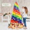 Costway 7FT Artificial Hinged Colorful Rainbow Full Fir Christmas Tree With 1213 Tips -Northlight Sale GUEST 9bb7918b a6cb 4ac9 992b 2576ffdb979c