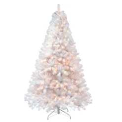 7.5ft Pre-lit Artificial Christmas Tree White Full Newcastle Fir -Northlight Sale GUEST 9c89067d 941f 4c2a 8e36 55896fcf5372