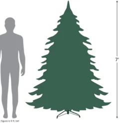 Northlight 7' Prelit Artificial Christmas Tree Metallic Sheer Champagne Tinsel - Clear Lights -Northlight Sale GUEST 9cd28628 8963 4abd b1e9 95eac317d9a6