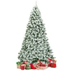 Costway 7.5FT Snow Flocked Artificial Christmas Tree Hinged W/1346 Tip And Foldable Base 19 Costway 7.5FT Snow Flocked Artificial Christmas Tree Hinged W/1346 Tip And Foldable Base -Northlight Sale GUEST 9cf39a7f 9db3 4632 95d7 08e34bc3e0c5