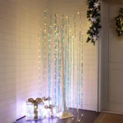 LuxenHome 6Ft White Willow Artificial Tree With 10 Pre-Lit Branches Multicolored -Northlight Sale GUEST 9e127630 0612 4f56 8053 c198f4dfec9f