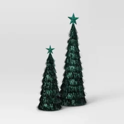2pk Christmas 18" And 12" Tinsel Trees - Wondershop™ -Northlight Sale GUEST 9f2fd553 c8e3 4af8 9db7 efd38bb6d889