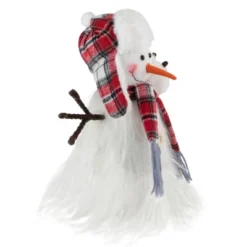 Northlight Snowman In Plaid Trapper Hat And Scarf Christmas Decoration - 10.25" -Northlight Sale GUEST a15ebde5 7d52 438a be31 60adada72468