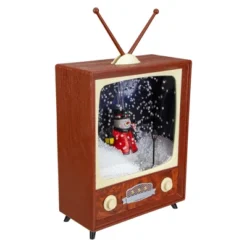 Northlight LED Lighted Musical Snowing Snowman TV Set Christmas Decoration - 12" -Northlight Sale GUEST a21e6a4f 861d 4907 b1b2 92d0a9289b38