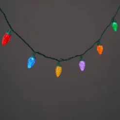 25ct LED C9 Faceted Christmas String Lights With Green Wire - Wondershop™ -Northlight Sale GUEST a27ca4da 49b4 4781 9cde b205d6dba5ad