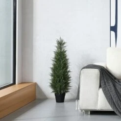 DR.Planzen Faux Cypress Topiary Trees For Outdoors, Fake Cypress Trees For Home Decor Office Living Room Porch Patio Perfect Housewarming Gift -Northlight Sale GUEST a41f909e b8f5 4530 9601 079635409e42