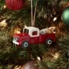 Christmas Truck Ornament Red - Wondershop™: Metal, Indoor, 2.25" Height: Metal, Indoor, 2.25" Height