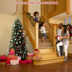 Costway 6ft Pre-lit Hinged Christmas Tree W/ Remote Control & 9 Lighting Modes 18 Costway 6ft Pre-lit Hinged Christmas Tree W/ Remote Control & 9 Lighting Modes -Northlight Sale GUEST a62ac7c3 7066 4519 aed1 44327a053f99