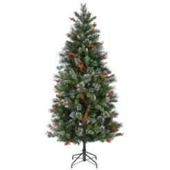 Prelit Flocked Pine Artificial Christmas Tree Clear Lights - National Tree Company -Northlight Sale GUEST a69a759f 904c 4ed2 8281 d58de21c8936