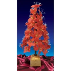 Northlight Pre-Lit Fiber Optic Color Changing Red Poinsettia Christmas Tree - 4' - Multi -Northlight Sale GUEST a71a479e 19a1 4145 9391 1c7c89a01f50