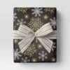 30” 25 Sq Ft Christmas Roll Wrap Gold/White Snowflakes On Black - Wondershop™ -Northlight Sale GUEST a7239f90 d4d4 427a b69b 1e119e40647c