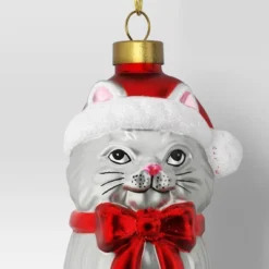 Christmas Glass Cat Santa Hat Ornament - Wondershop™ 5 Christmas Glass Cat Santa Hat Ornament - Wondershop™ -Northlight Sale GUEST a75d1d30 9133 4574 a683 a241f9e0849c