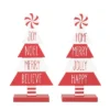 Transpac MDF Peppermint Tree Decor Set Of 2 Christmas Home Decorations For Festive Holiday Cheer -Northlight Sale GUEST a79d9d7c dbc3 42d3 8768 dee24ed6293b