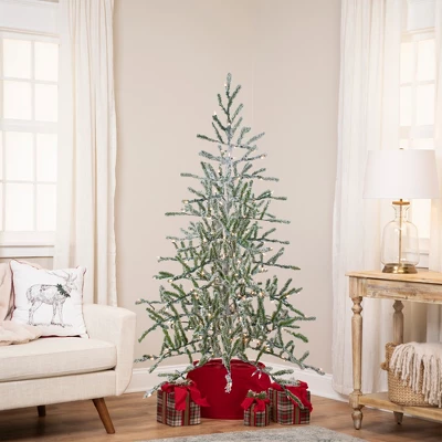 Northlight 5' Prelit Artificial Christmas Tree Flocked Alpine Twig - Warm White Lights 3 Northlight 5' Prelit Artificial Christmas Tree Flocked Alpine Twig - Warm White Lights
