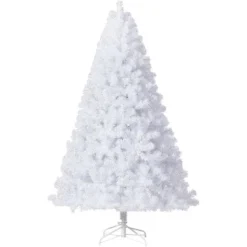 7.5FT White Pre-Lit Christmas Tree, Artificial Christmas Tree With 2 Color Lights And Foldable Metal Base, Holiday Decoration For Indoor Outdoor -Northlight Sale GUEST a83a2e20 fe86 4a13 8c35 ead94c604c88