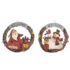 Transpac Plywood Santa And Snowman Wreath Decor Set Of 2 Christmas Home Decorations For Festive Holiday Cheer -Northlight Sale GUEST a8fee8ef 2773 4706 ae0f b53099983b2a