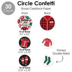 Big Dot Of Happiness Christmas Pajamas - Holiday Plaid PJ Party Supplies Decoration Kit - Decor Galore Party Pack - 51 Pieces 15 Big Dot Of Happiness Christmas Pajamas - Holiday Plaid PJ Party Supplies Decoration Kit - Decor Galore Party Pack - 51 Pieces -Northlight Sale GUEST a9b5517a 1a9b 4dfa 9b03 3051b423c261
