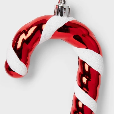 2ct Candy Cane Christmas Tree Ornament Set Red/White - Wondershop™ 4 2ct Candy Cane Christmas Tree Ornament Set Red/White - Wondershop™ - Image 2