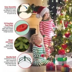 National Tree Company Pre-lit Feel Real Downswept Douglas Fir Artificial Christmas Tree With Dual Color LED Lights -Northlight Sale GUEST ac2f243f 6982 4b8c 83c1 9efedfa88491