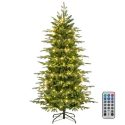 Costway 6/7.5/9 FT Artificial Christmas Tree With 714/1162/1770 Branch Tips 260/280/560 LED Lights 3 Timers Remote -Northlight Sale GUEST ac9cd532 d0af 426a aaf2 c4f0ce760239