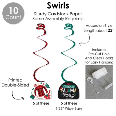 Big Dot Of Happiness Christmas Pajamas - Holiday Plaid PJ Party Supplies Decoration Kit - Decor Galore Party Pack - 51 Pieces 6 Big Dot Of Happiness Christmas Pajamas - Holiday Plaid PJ Party Supplies Decoration Kit - Decor Galore Party Pack - 51 Pieces - Image 4