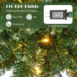 Costway 5/6/7/8 FT Pencil Christmas Tree With 295/392/523/671 Memory Wire Branch Tips 110/140/190/250 LED Lights For Home 20 Costway 5/6/7/8 FT Pencil Christmas Tree With 295/392/523/671 Memory Wire Branch Tips 110/140/190/250 LED Lights For Home -Northlight Sale GUEST aecd6ec6 144a 43d2 b8fc f07a69fa7be2