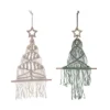 Transpac Fabric Macrame Hanging Christmas Tree Decorative Object Multicolored Polyester Indoor Holiday Sculpture -Northlight Sale GUEST b21fb20e 57db 4dfc 8cee 54b51ca45552